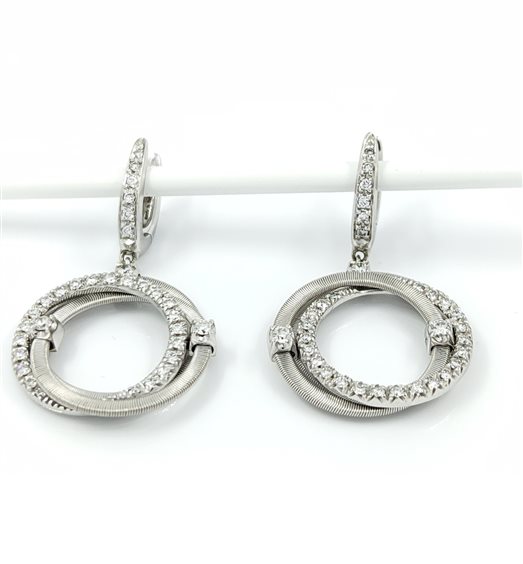Pendientes Marco Bicego Mujer Goa in Oro blanco Diamante 0.52 Ct OG309-B2-W - OG309-B2-W